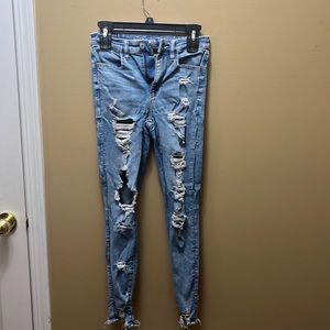 American Eagle ripped jeans